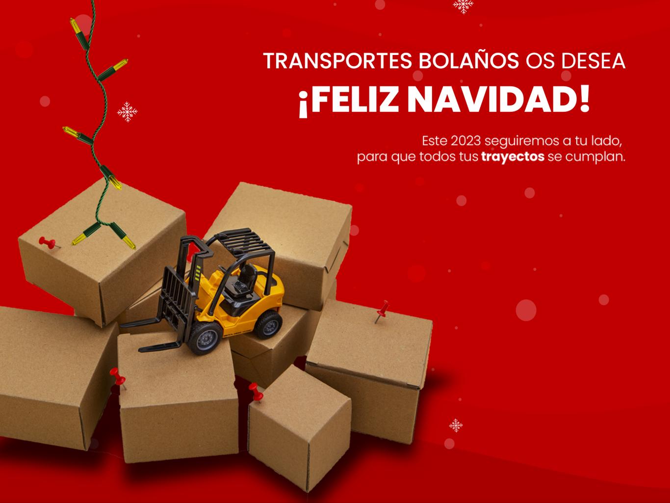 Transportes Bolaños os desea Feliz Navidad